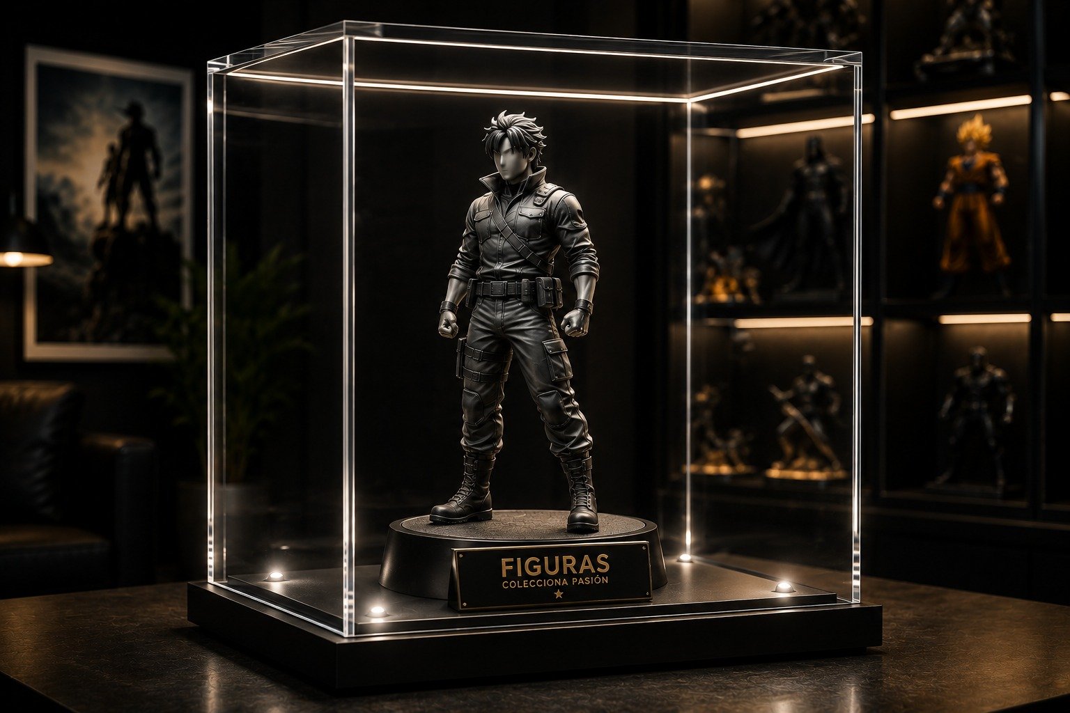 Vitrina para figura de colección